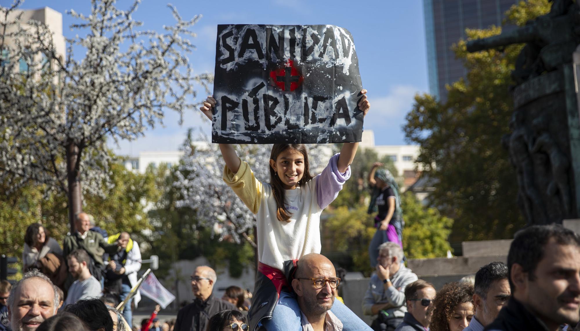 Manifestación por la Sanidad Pública en Madrid - 1
